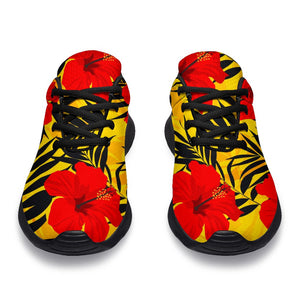 Hawaiian Hibiscus Flowers Pattern Print Sport Shoes GearFrost