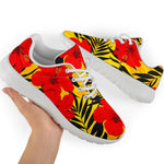 Hawaiian Hibiscus Flowers Pattern Print Sport Shoes GearFrost