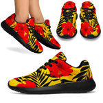 Hawaiian Hibiscus Flowers Pattern Print Sport Shoes GearFrost