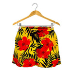 Hawaiian Hibiscus Flowers Pattern Print Women's Shorts