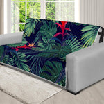 Hawaiian Palm Leaves Pattern Print Futon Protector