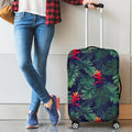 Hawaiian Palm Leaves Pattern Print Luggage Cover