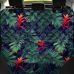 Hawaiian Palm Leaves Pattern Print Pet Car Back Seat Cover