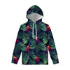 Hawaiian Palm Leaves Pattern Print Pullover Hoodie