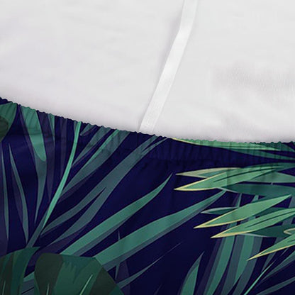 Hawaiian Palm Leaves Pattern Print Sofa Cover