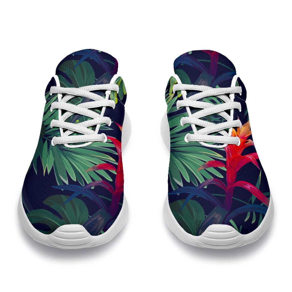 Hawaiian Palm Leaves Pattern Print Sport Shoes GearFrost