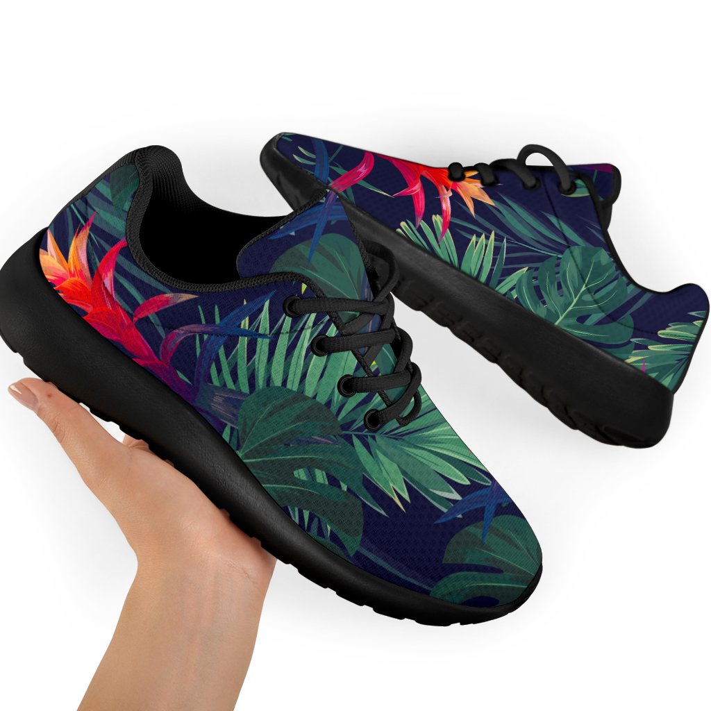 Hawaiian Palm Leaves Pattern Print Sport Shoes GearFrost