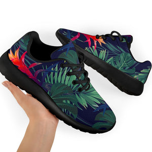 Hawaiian Palm Leaves Pattern Print Sport Shoes GearFrost