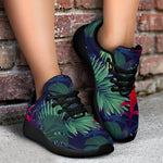 Hawaiian Palm Leaves Pattern Print Sport Shoes GearFrost