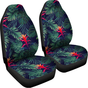 Hawaiian Palm Leaves Pattern Print Universal Fit Car Seat Covers