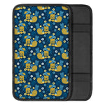 Hawaiian Tiki Pattern Print Car Center Console Cover