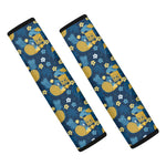 Hawaiian Tiki Pattern Print Car Seat Belt Covers