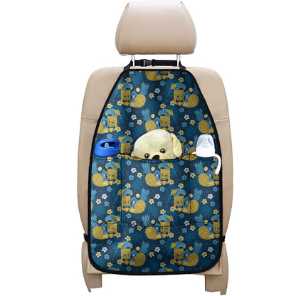 Hawaiian Tiki Pattern Print Car Seat Organizers