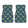 Hawaiian Tiki Pattern Print Front Car Floor Mats