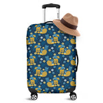 Hawaiian Tiki Pattern Print Luggage Cover