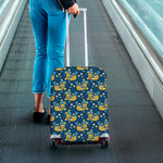 Hawaiian Tiki Pattern Print Luggage Cover