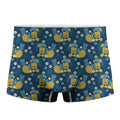 Hawaiian Tiki Pattern Print Men's Boxer Briefs