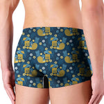 Hawaiian Tiki Pattern Print Men's Boxer Briefs