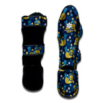 Hawaiian Tiki Pattern Print Muay Thai Shin Guard