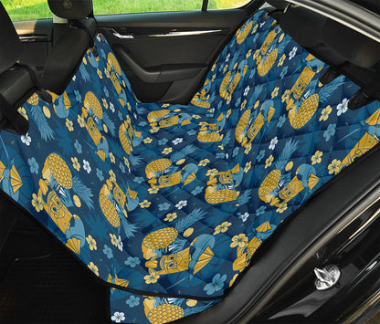 Hawaiian Tiki Pattern Print Pet Car Back Seat Cover