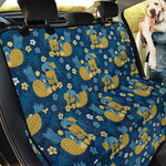 Hawaiian Tiki Pattern Print Pet Car Back Seat Cover