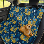 Hawaiian Tiki Pattern Print Pet Car Back Seat Cover