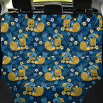 Hawaiian Tiki Pattern Print Pet Car Back Seat Cover