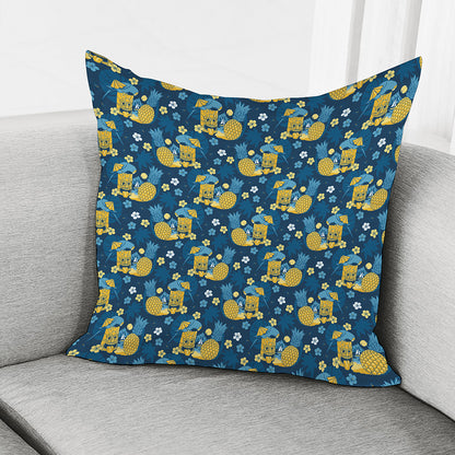 Hawaiian Tiki Pattern Print Pillow Cover