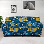 Hawaiian Tiki Pattern Print Sofa Cover