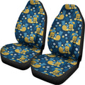 Hawaiian Tiki Pattern Print Universal Fit Car Seat Covers