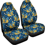 Hawaiian Tiki Pattern Print Universal Fit Car Seat Covers
