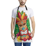 Hawaiian Tiki Print Apron