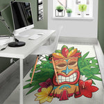 Hawaiian Tiki Print Area Rug