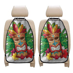 Hawaiian Tiki Print Car Seat Organizers