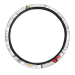 Hawaiian Tiki Print Car Steering Wheel Cover