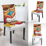Hawaiian Tiki Print Dining Chair Slipcover