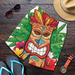 Hawaiian Tiki Print Men's Shorts