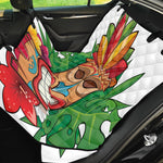 Hawaiian Tiki Print Pet Car Back Seat Cover