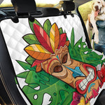 Hawaiian Tiki Print Pet Car Back Seat Cover