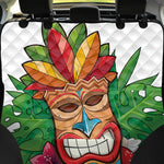 Hawaiian Tiki Print Pet Car Back Seat Cover
