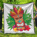 Hawaiian Tiki Print Quilt