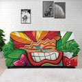 Hawaiian Tiki Print Sofa Cover