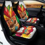 Hawaiian Tiki Print Universal Fit Car Seat Covers