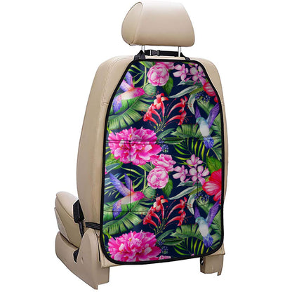 Hawaiian Tropical Birds Pattern Print Car Seat Organizers