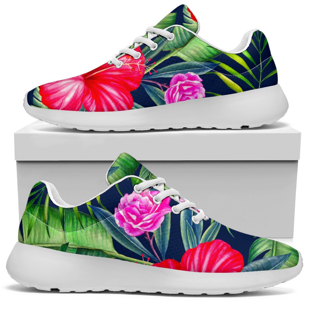 Hawaiian Tropical Birds Pattern Print Sport Shoes GearFrost