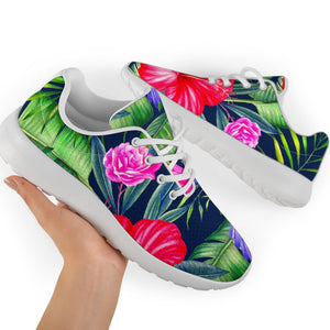 Hawaiian Tropical Birds Pattern Print Sport Shoes GearFrost