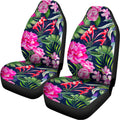 Hawaiian Tropical Birds Pattern Print Universal Fit Car Seat Covers