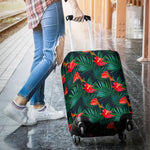 Hawaiian Tropical Flowers Pattern Print Luggage Cover GearFrost