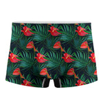 Hawaiian Tropical Flowers Pattern Print Men's Boxer Briefs