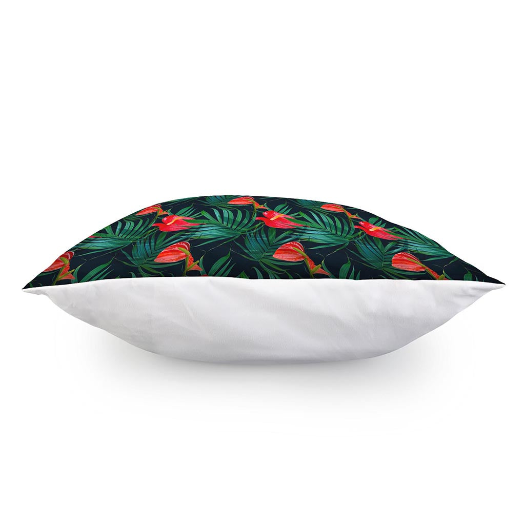 Hawaiian Tropical Flowers Pattern Print Pillow Cover